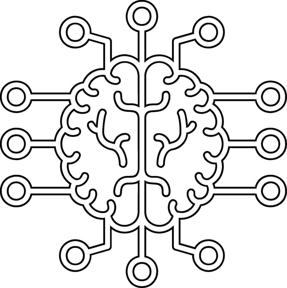 Artificial Intelligence Vector Icon