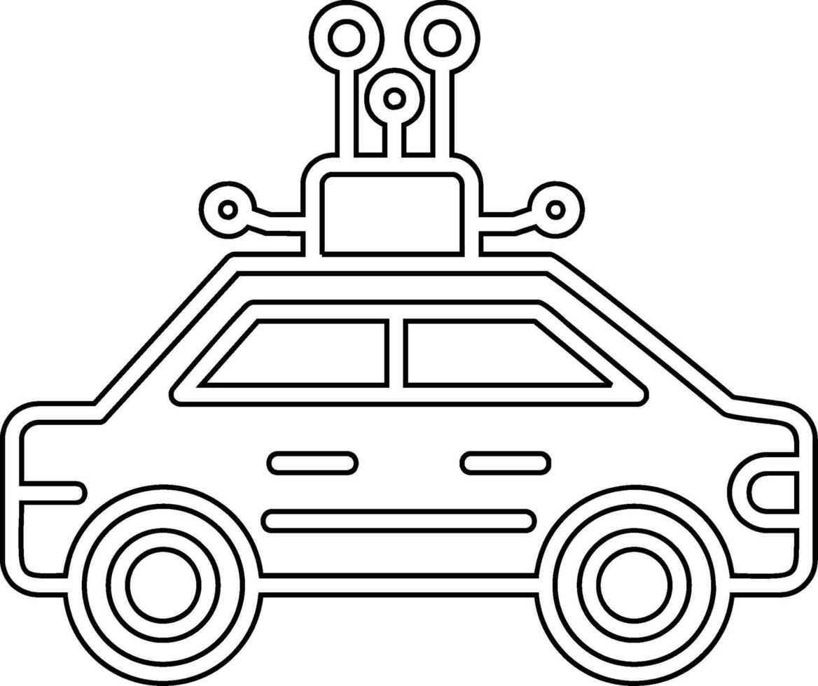 Smart Car Vector Icon