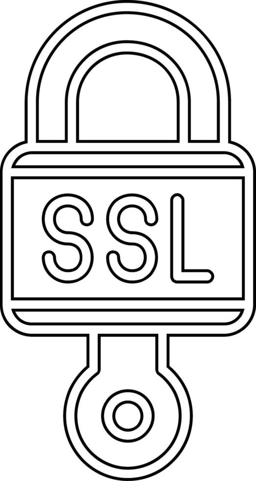 icono de vector de ssl