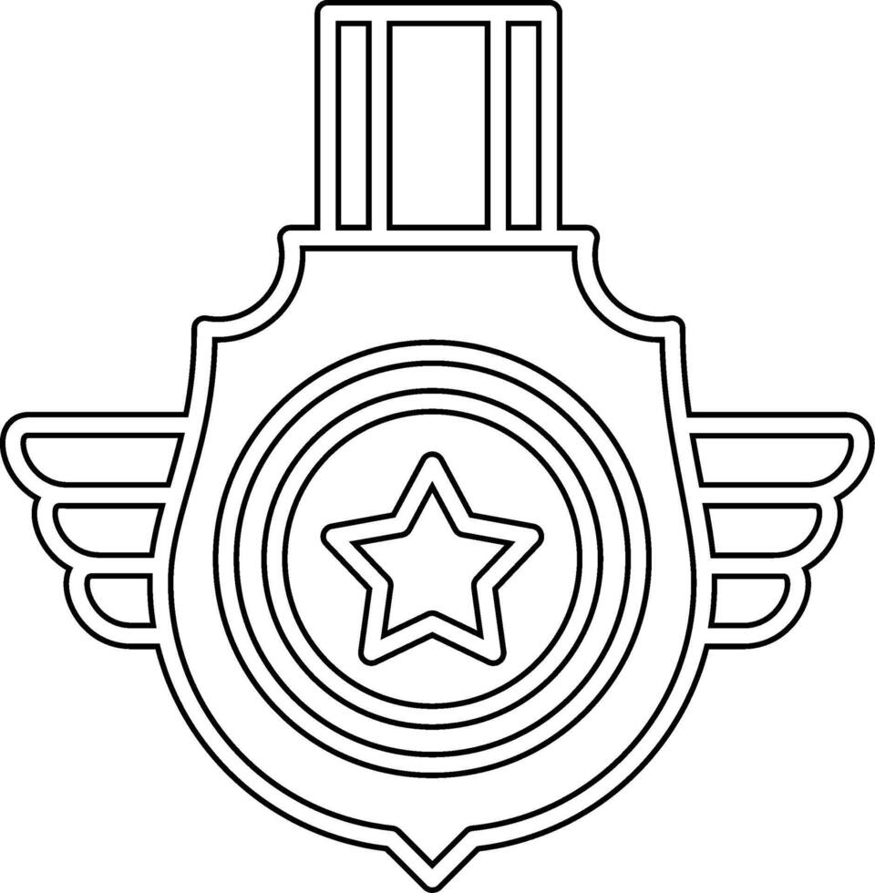 insignias vector icono