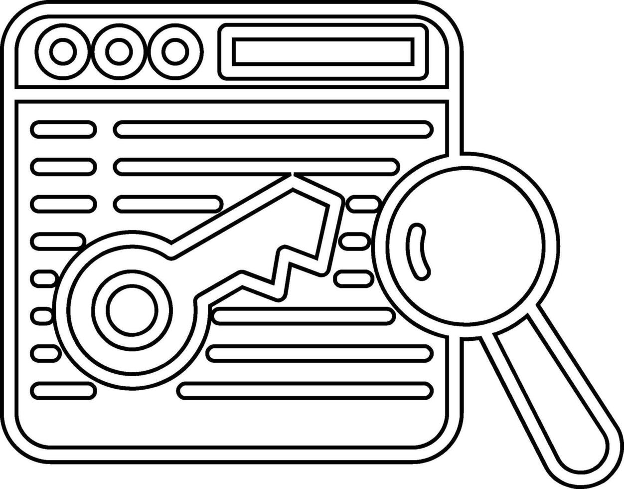 Keyword Vector Icon