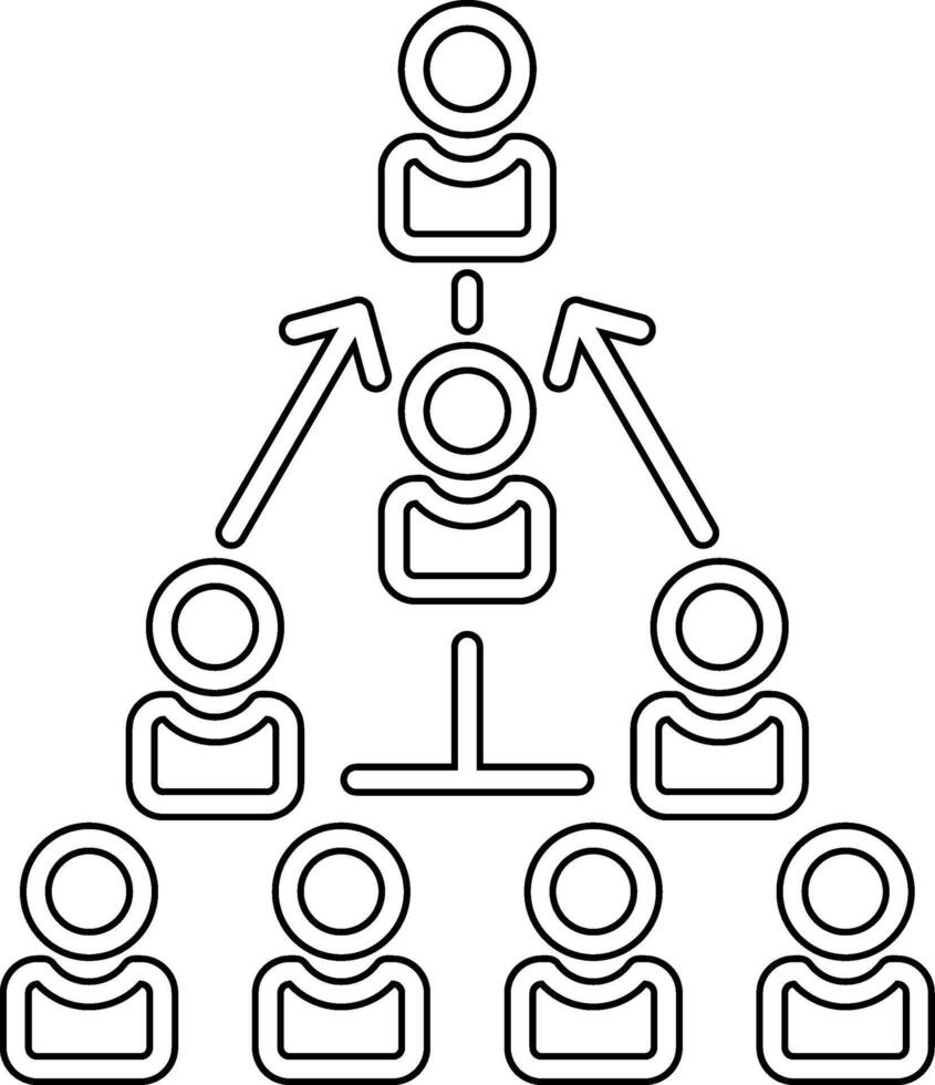 Hierarchy Vector Icon