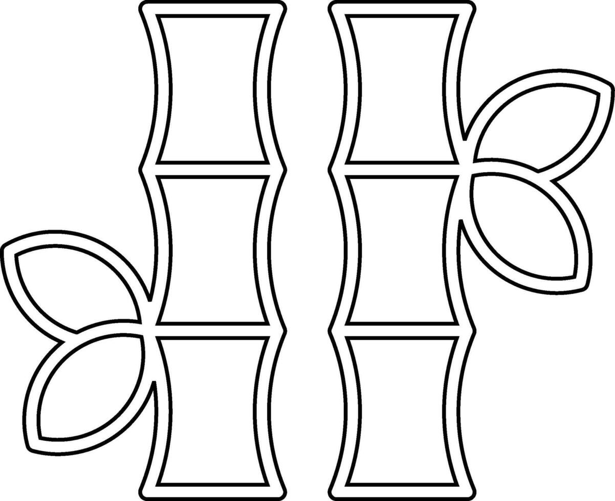 Bamboo Vector Icon