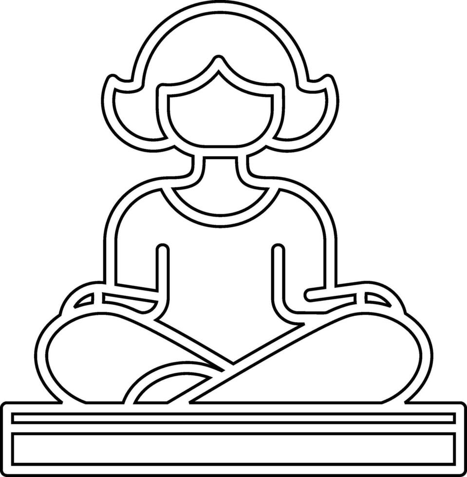Yoga Vector Icon