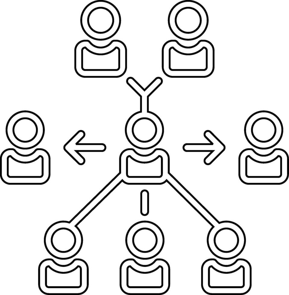Hierarchy Vector Icon