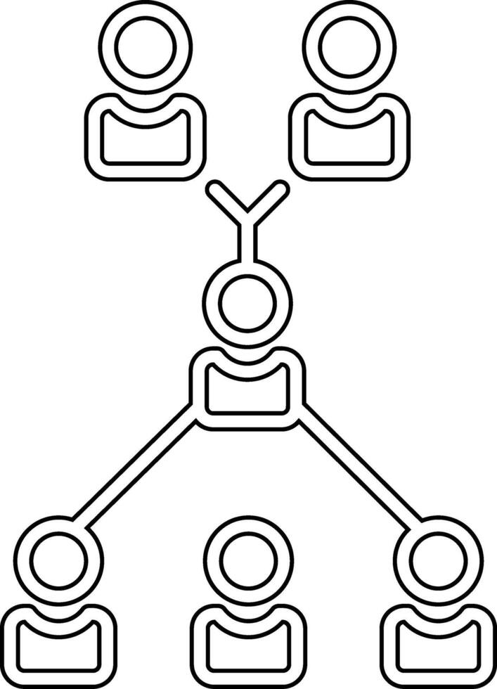 Hierarchy Vector Icon