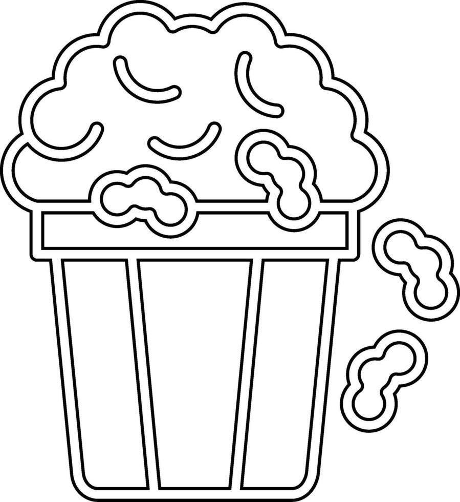 Popcorn Vector Icon
