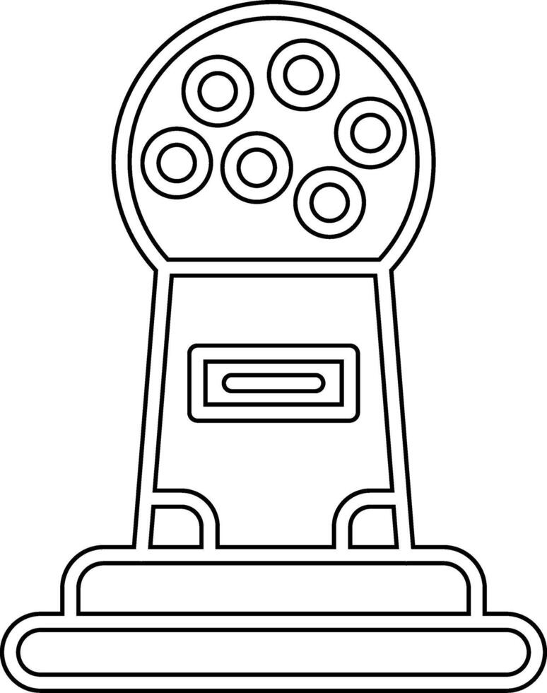 Gum Machine Vector Icon