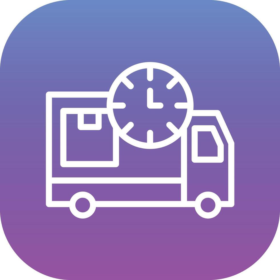 Delivery Time Vector Icon