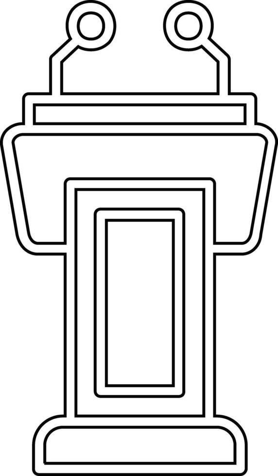 Podium Vector Icon
