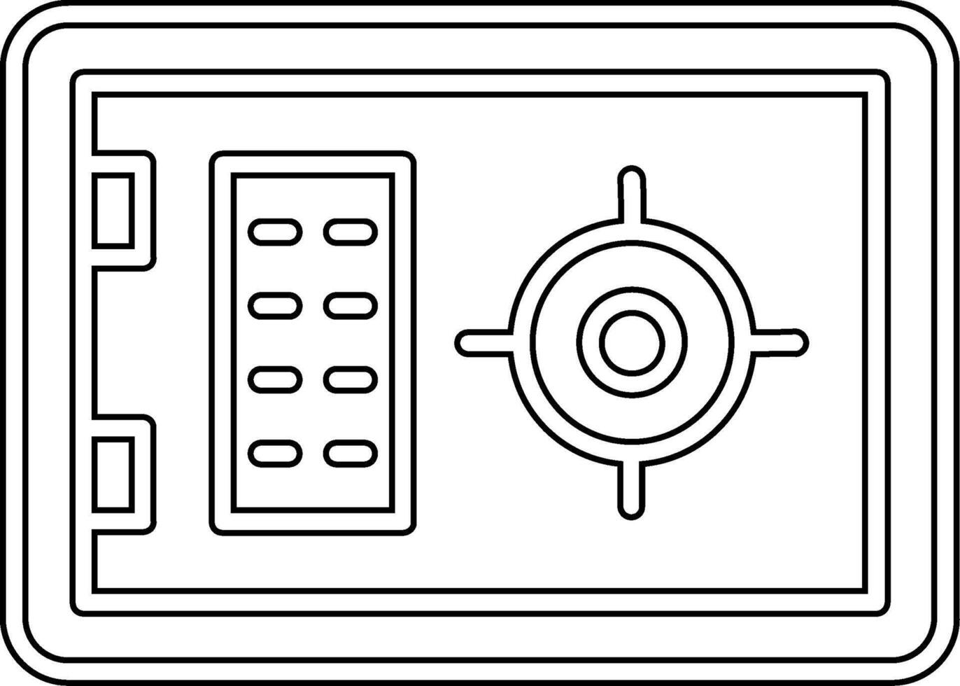 Safe Box Vector Icon
