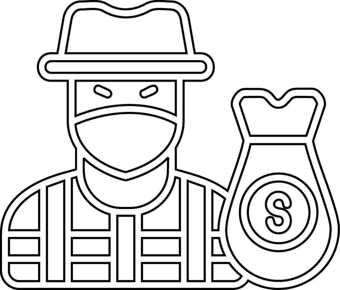 Robbery Vector Icon