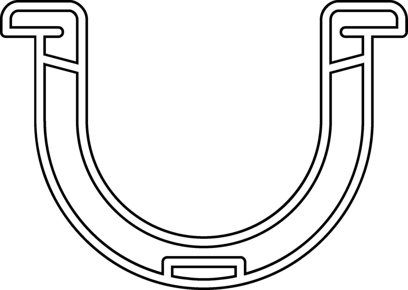 Horseshoe Vector Icon