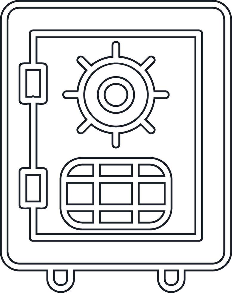 Safe Box Vector Icon