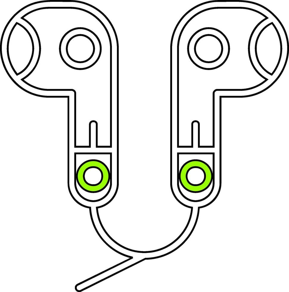 Earpiece Vector Icon