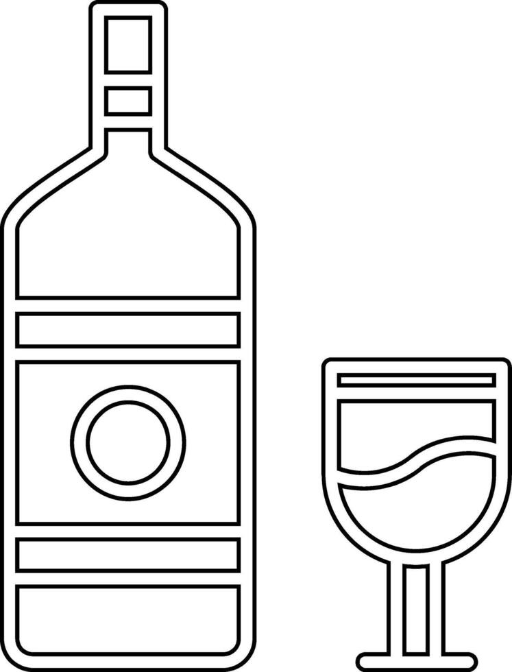 alcohólico bebida vector icono