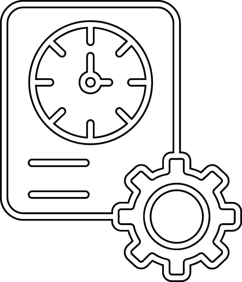 Time Management Vector Icon