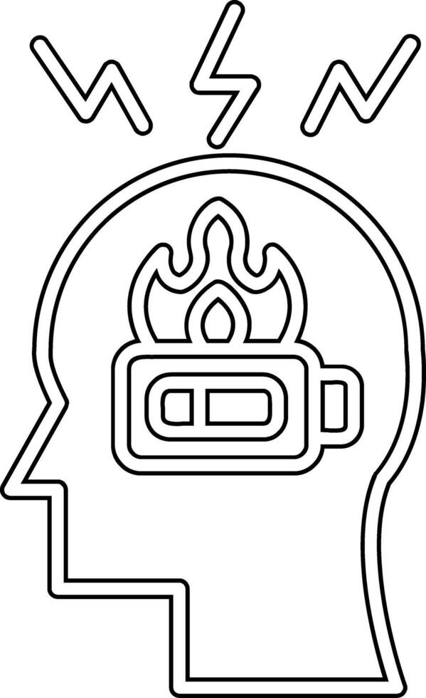 Burnout Vector Icon