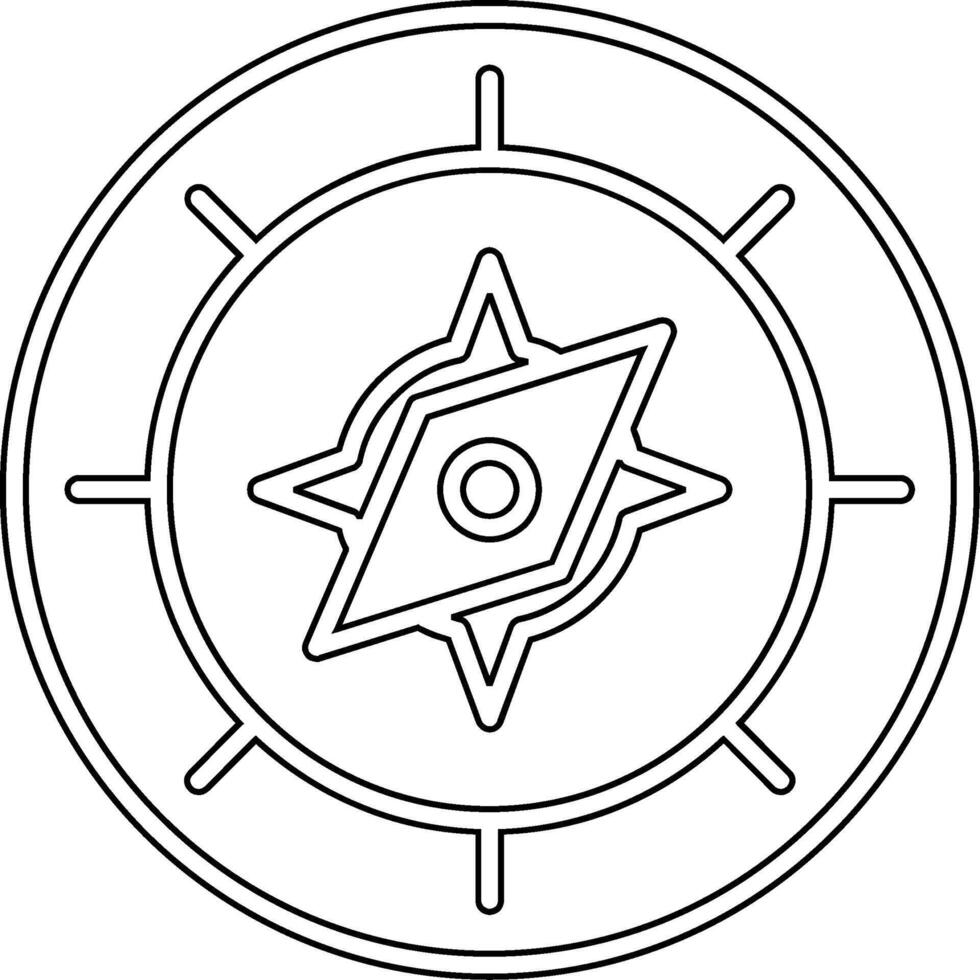 Compass Vector Icon