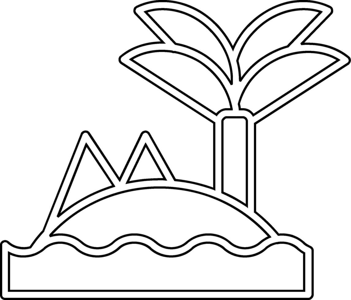 Island Vector Icon