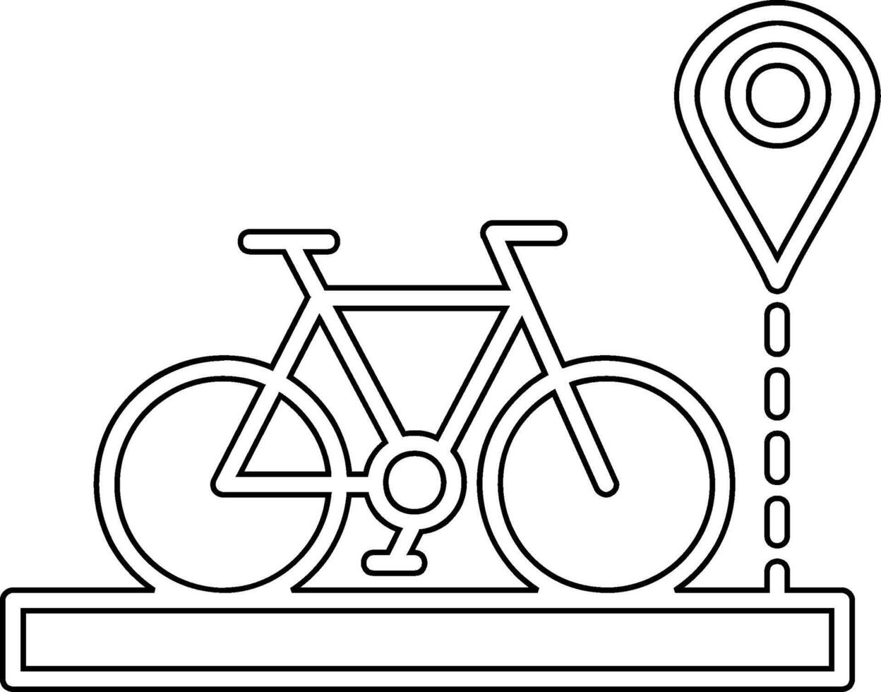 icono de vector de bicicleta