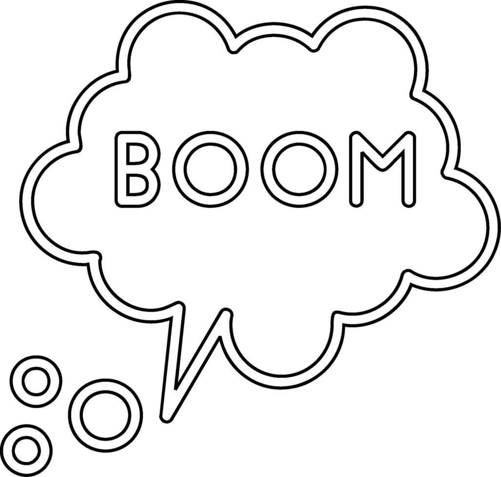 Boom Vector Icon