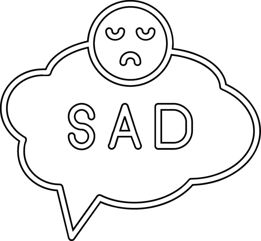 Sad Vector Icon