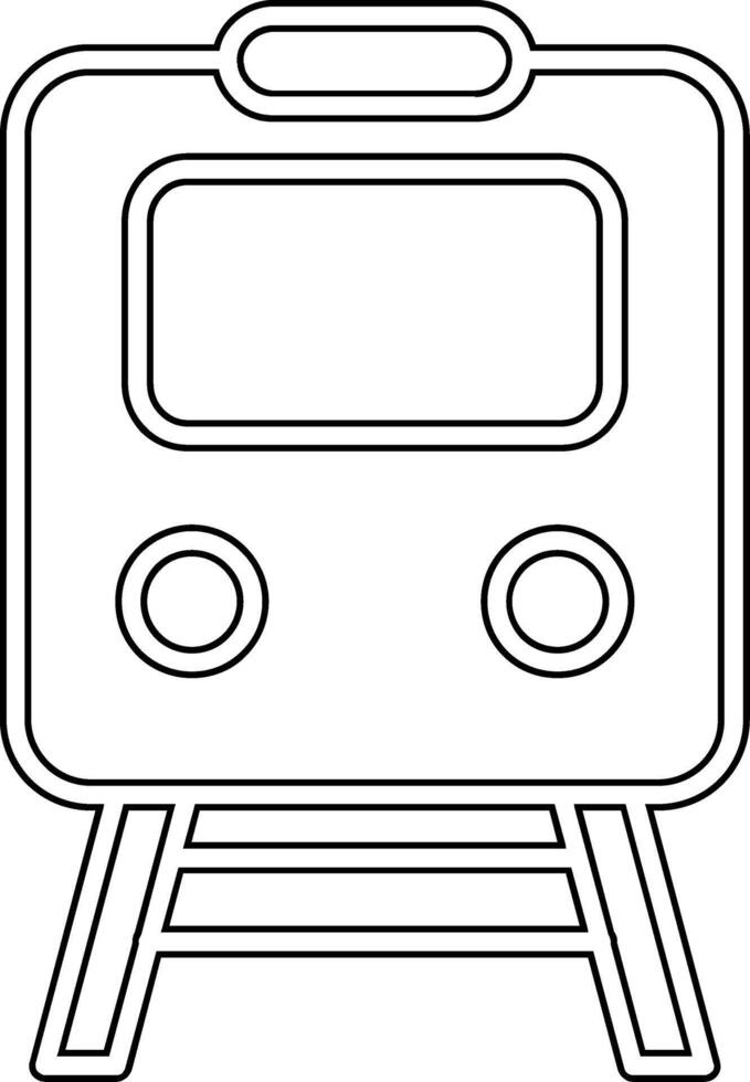 icono de vector de tren