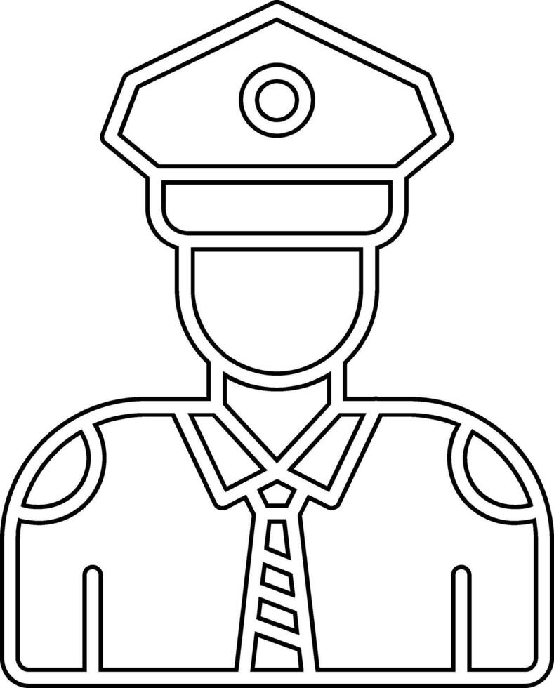 Security Guard Vector Icon