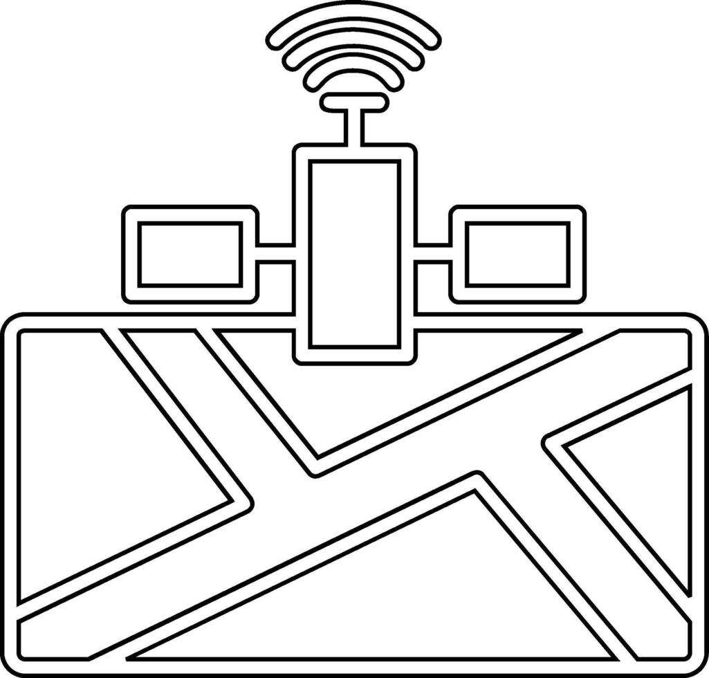 Satellite Vector Icon