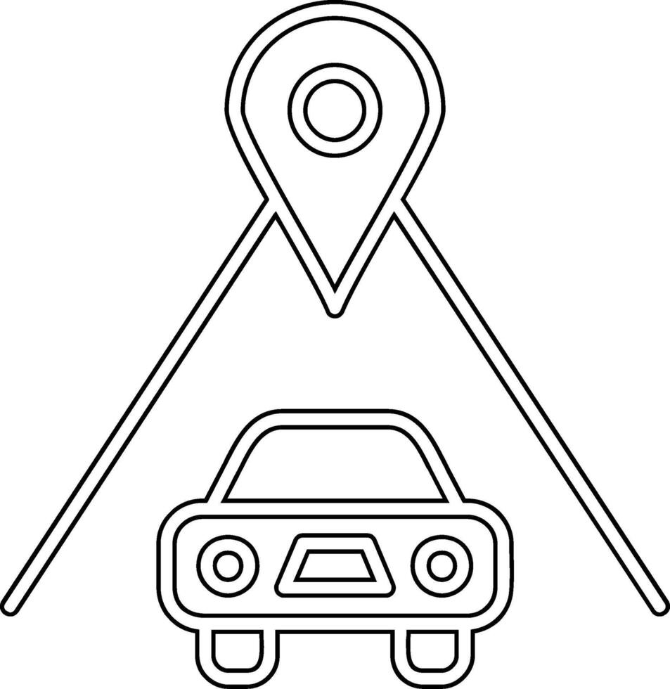 icono de vector de carretera