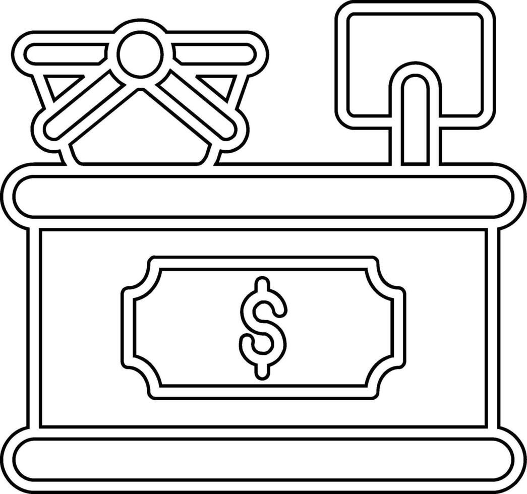 Cashier Vector Icon