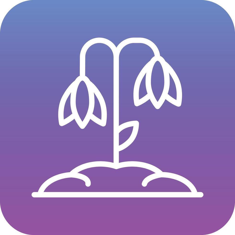 Snowdrop Vector Icon
