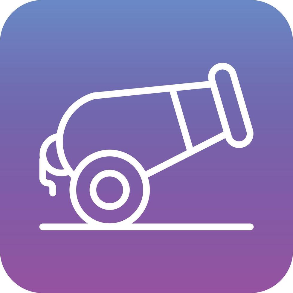 Pirate Cannon Vector Icon