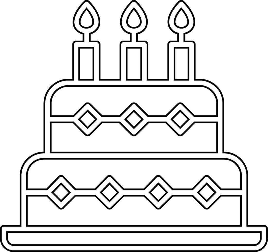 Birthday Cake Vector Icon