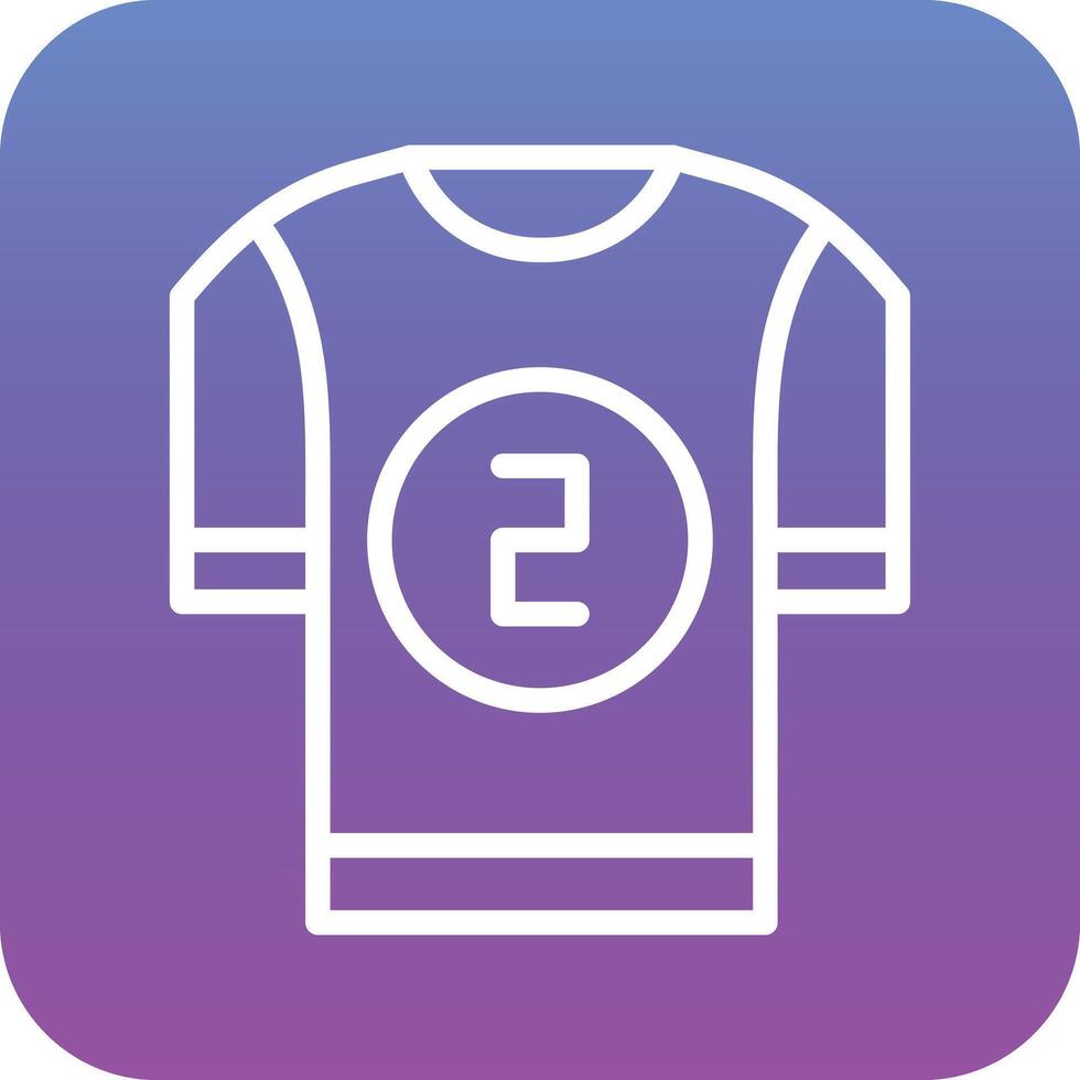 Football Jersey Vector Icon