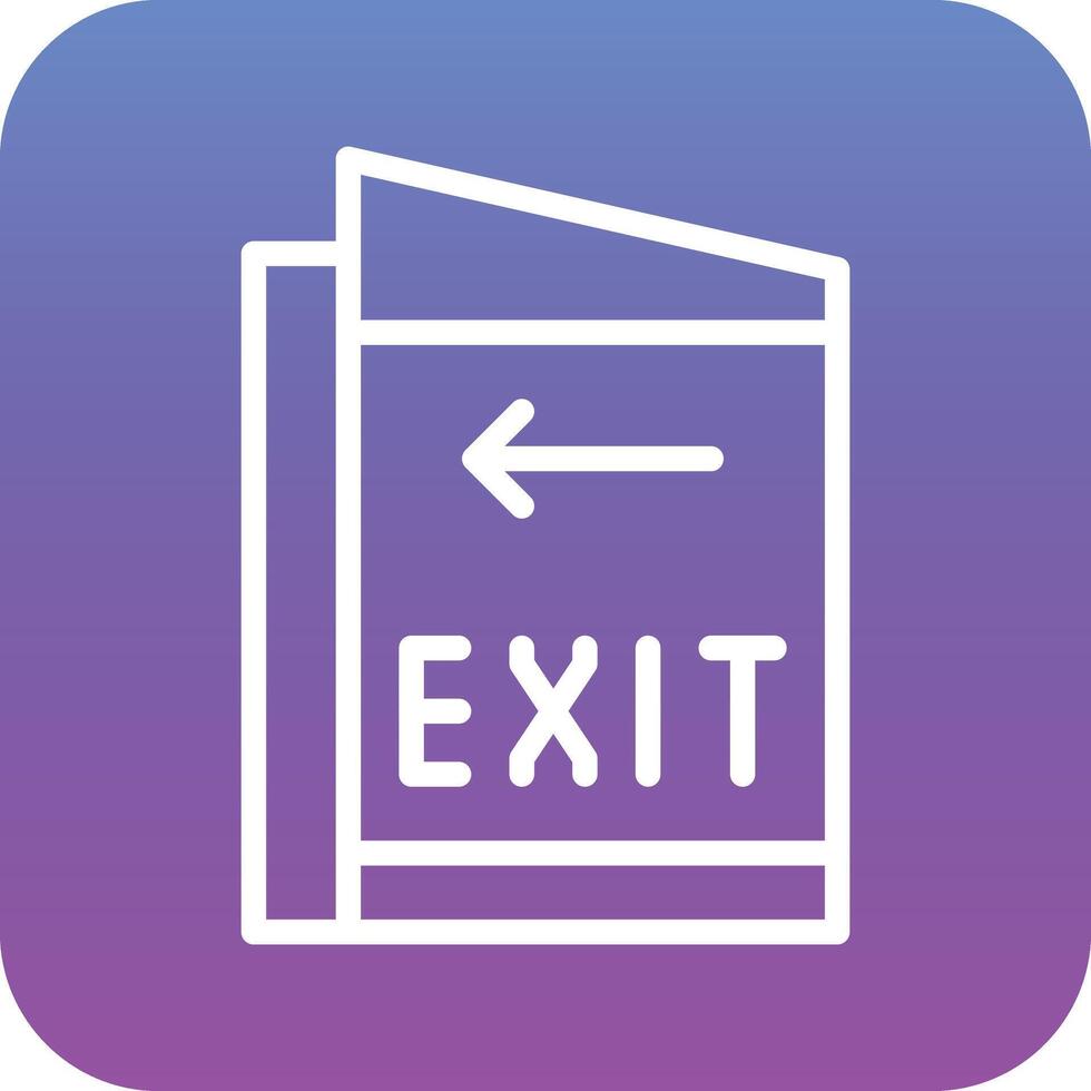 Exit Vector Icon