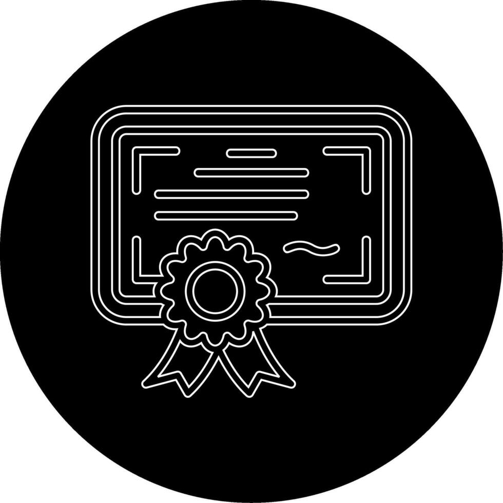 Certificate Vector Icon
