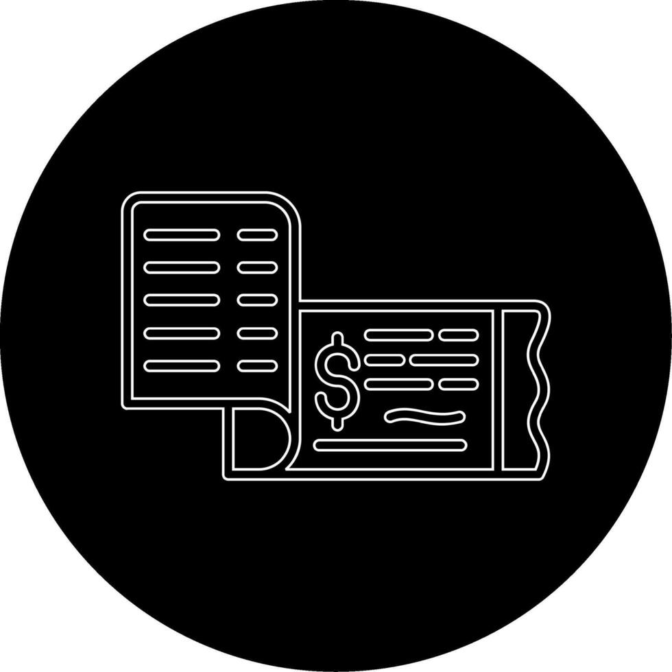 Cheque Vector Icon