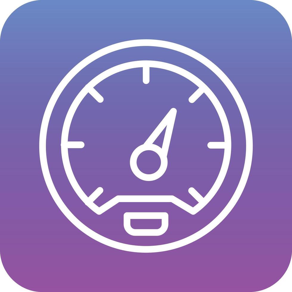 Tachometer Vector Icon