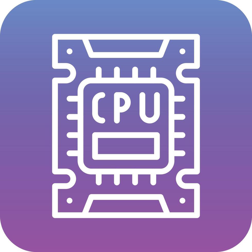 CPU Vector Icon