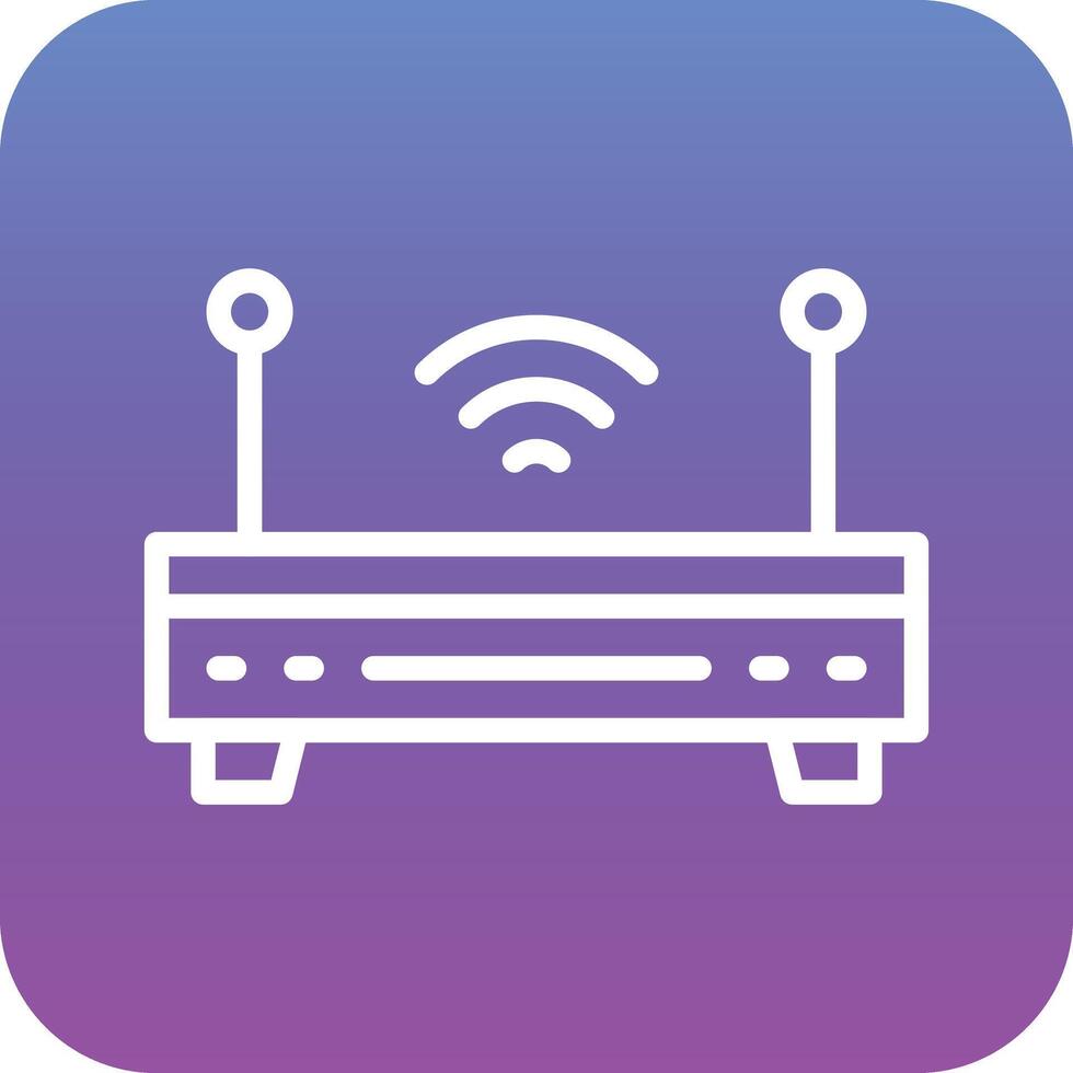 Wireless Router Vector Icon