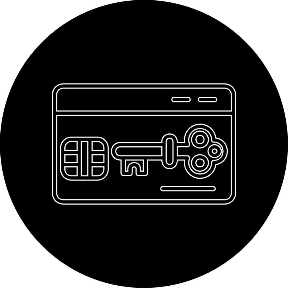 Key Card Vector Icon