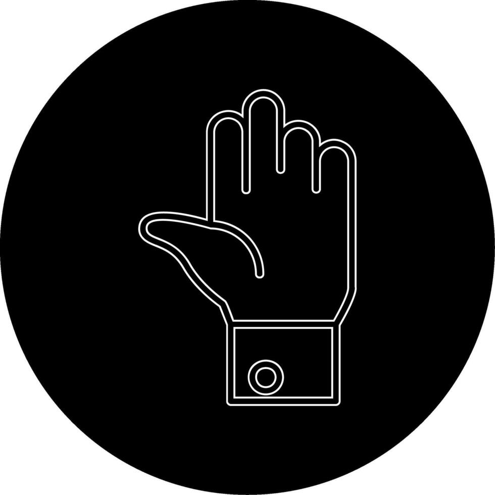 icono de vector de mano