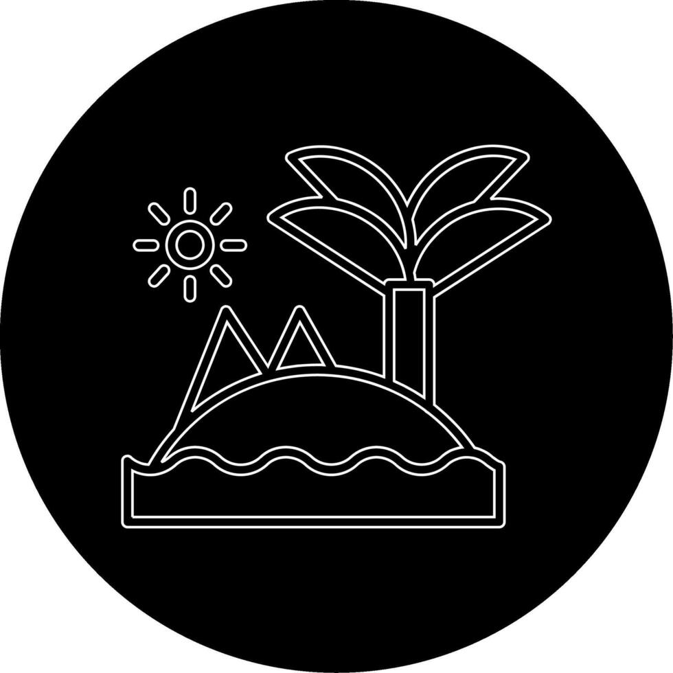 Island Vector Icon