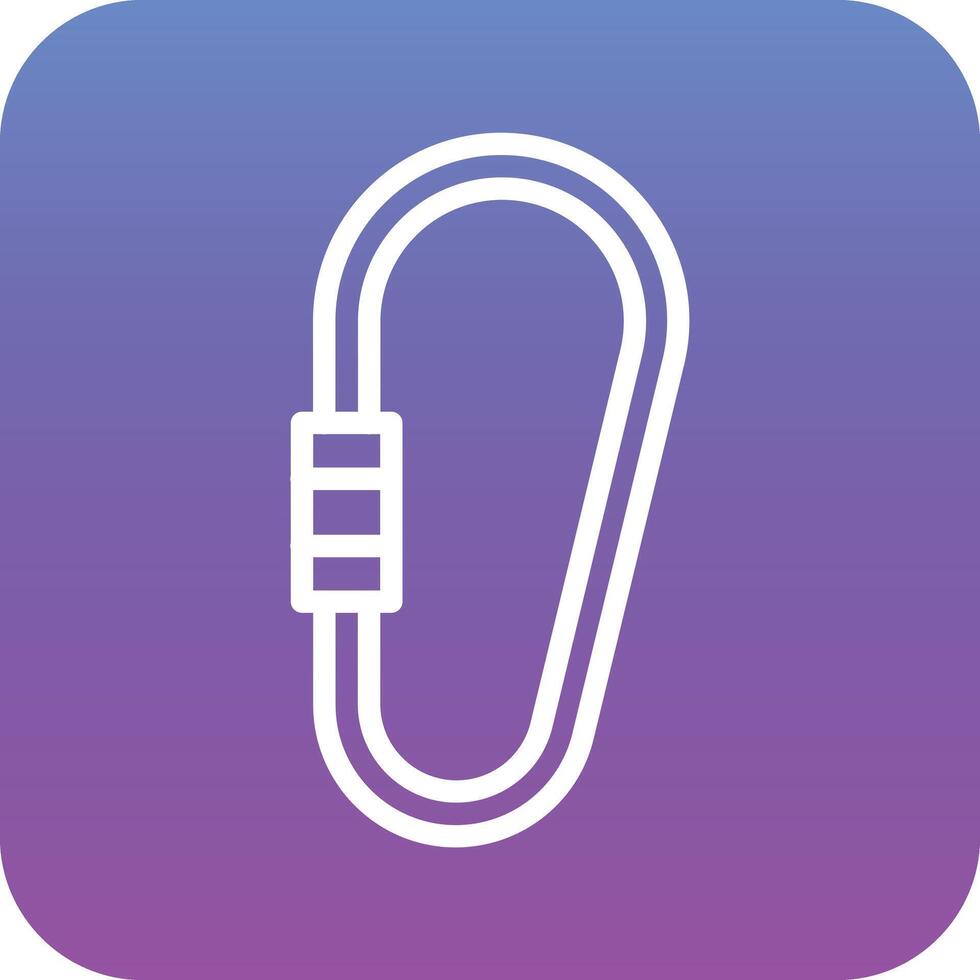 Carabiner Vector Icon