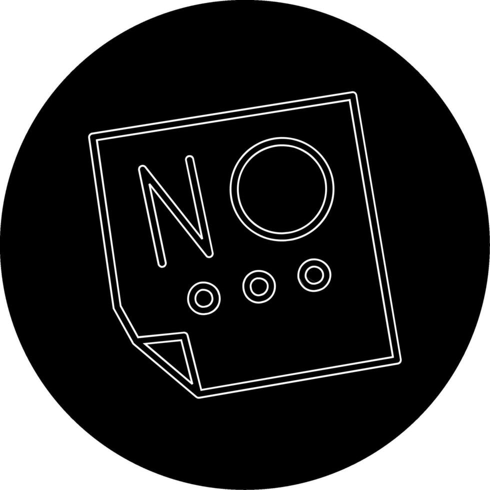 Say No Vector Icon