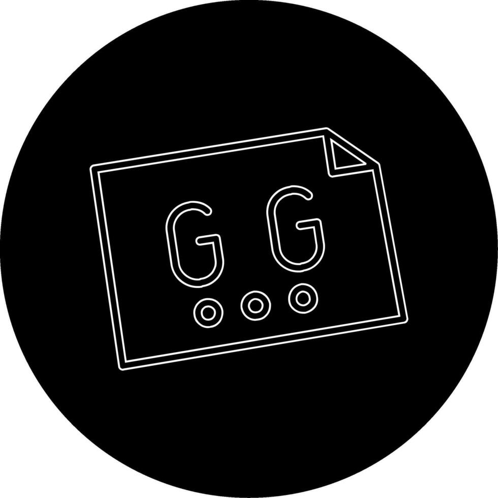 Gg Vector Icon