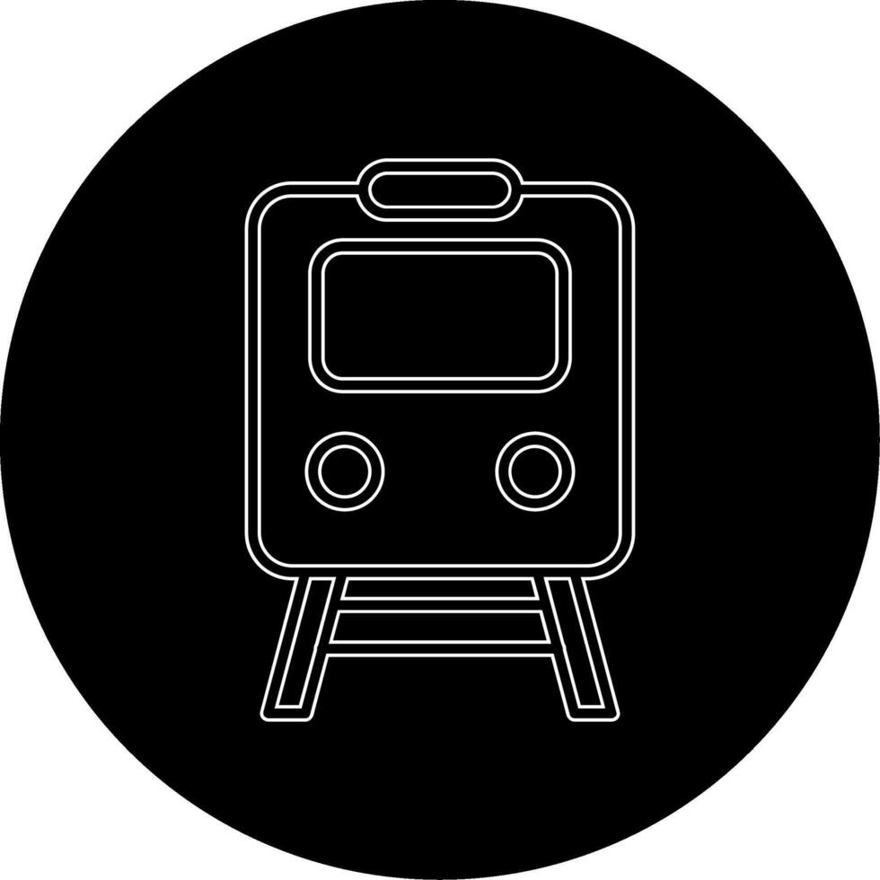 icono de vector de tren