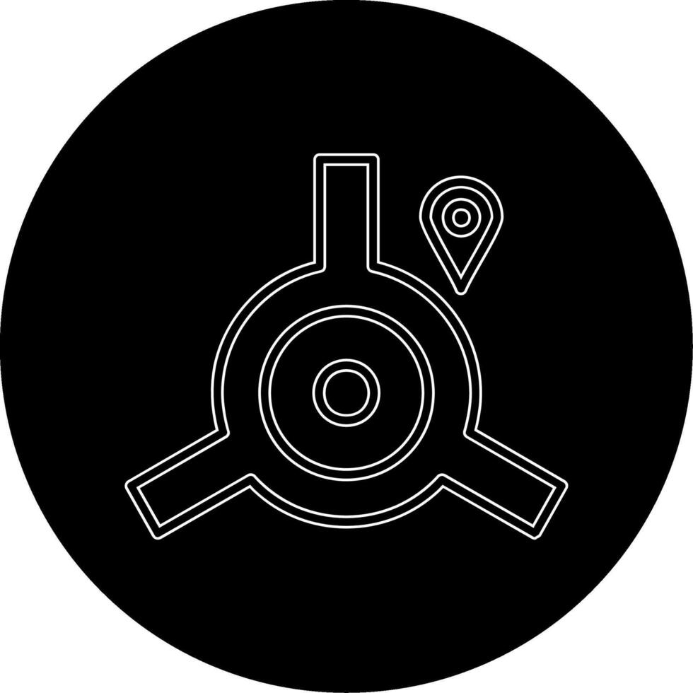 Roundabout Vector Icon